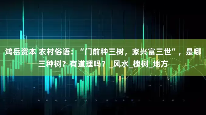 鸿岳资本 农村俗语：“门前种三树，家兴富三世”，是哪三种树？有道理吗？_风水_槐树_地方